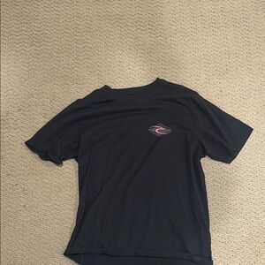 Black T-Shirt with Pink Logo